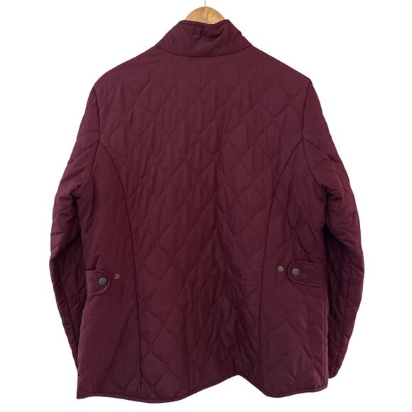 Eddie Bauer Dark Berry Year Round Quilted Field Full Zip Jacket Size XL - Picture 3 of 10